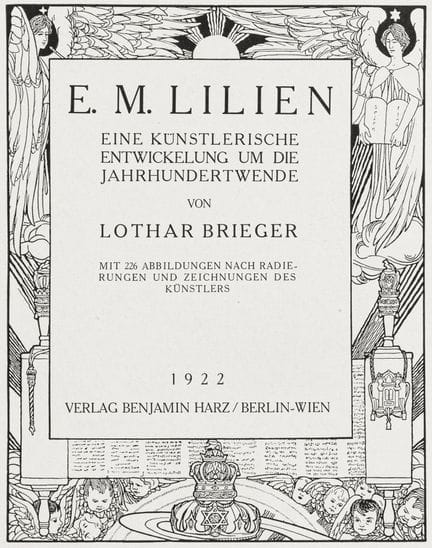 Lilien, E. M. - Brieger, Lothar. E. M. Lilien. Une