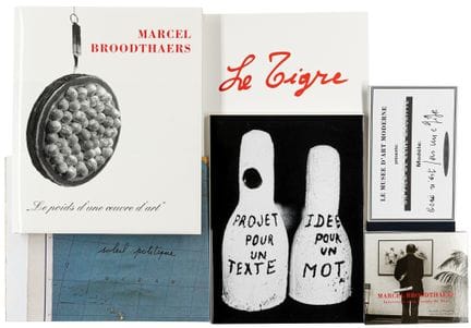 Broodthaers, Marcel. Tinaia 9 Box. Coffret contena