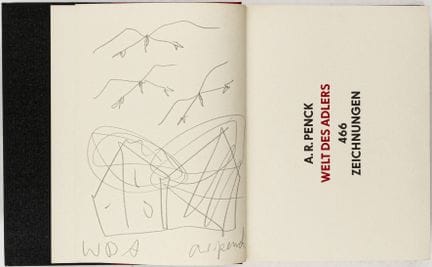 Penck, A. R. Le monde de l'aigle. 466 dessins. Ave