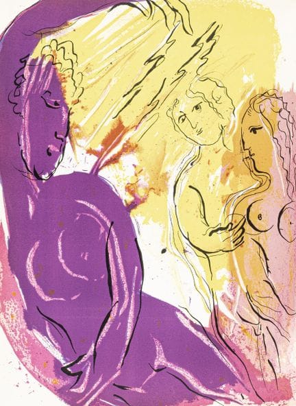 Chagall, Marc. Illustrations pour la Bible. Avec 2