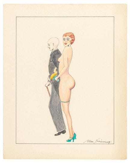 Brüning, Max. Senza titolo. (Compagna nuda). Acque