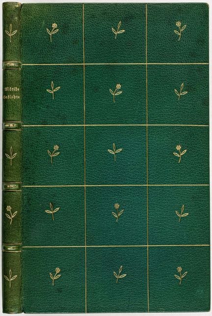 Mörike, Eduard. Poèmes. Avec 9 gravures sur bois o