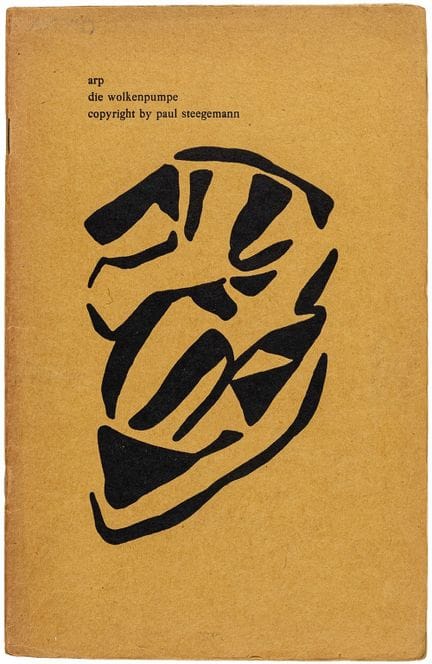 DADA - Arp, Hans. *Die Wolkenpumpe* (Poèmes). Hano