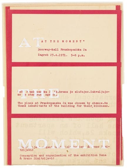 Avant-garde - Europe de l'Est - Dimitrijevic, Brac