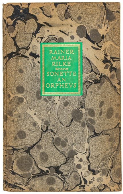 Rilke, Rainer Maria. Sonnets à Orphée. Écrits en h