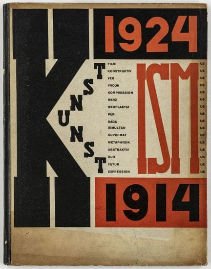 Lissitzky, El et Hans Arp. Les ismes de l'art. - L
