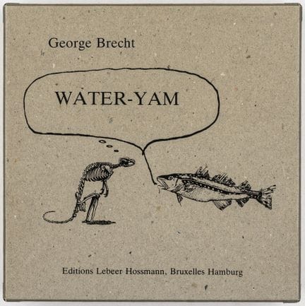 Fluxus - Brecht, George. Water Yam. Avec 100 carte