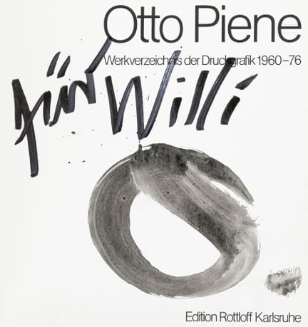 Piene, Otto - Otto Piene. Catalogue raisonné des œ