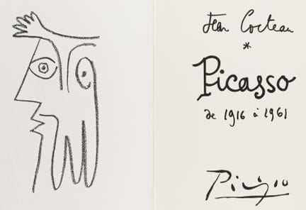 Picasso, Pablo - Cocteau, Jean. Picasso de 1916 à 
