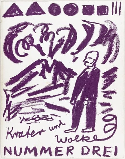 Krater und Wolke. Herausgeber Ralf Winkler (d.i. A