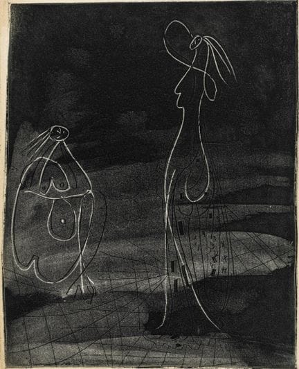 Picasso, Pablo - Hugnet, Georges. La Chèvre-Feuill
