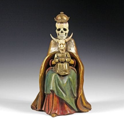Curiosities - Memento Mori "Maria mit dem Kind". A