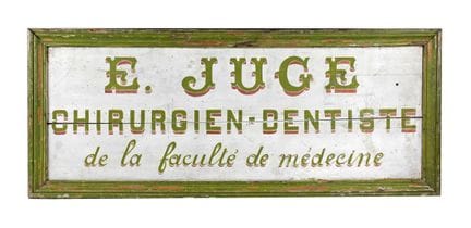 Medicina e Farmacia - Insegna di uno studio dentis