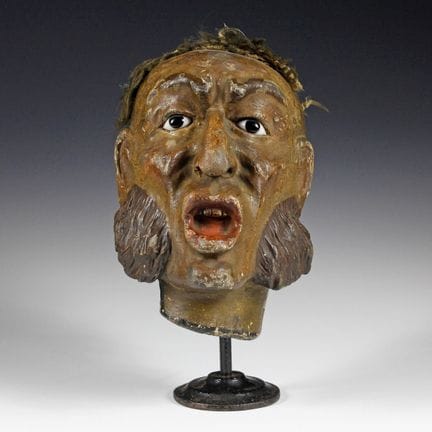 Curiosities - Jahrmarktskopf. Ende 19. Jhdt., Kirm