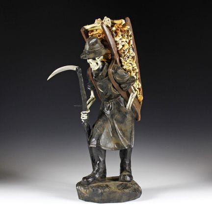 Curiosities - Memento Mori "Der Knochen-Sammler". 