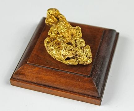 Minerals & Fossils - Goldnugget. Fundort Kaliforni