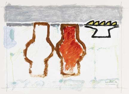 Laabs, Hans. Still Life. Mixed media with gouache,