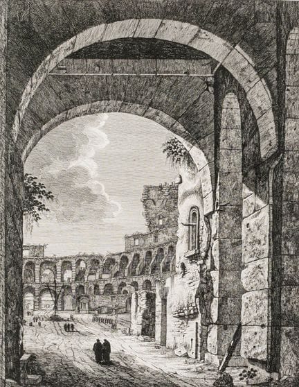Rossini, Luigi. Sammlung von 4 Kupferstichen aus d