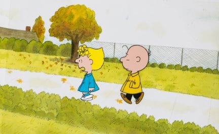 Arte de animación - Peanuts. Cel original de «Char