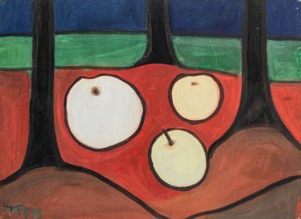 Kramm, Willibald. Untitled. (Apples and Trees). Go