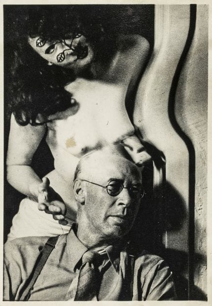 Man Ray. Henry Miller und Margaret Neiman. Silberg