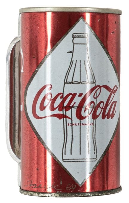 Fluxus - Staeck, Klaus. Ohne Titel. Coca-Cola-Dose