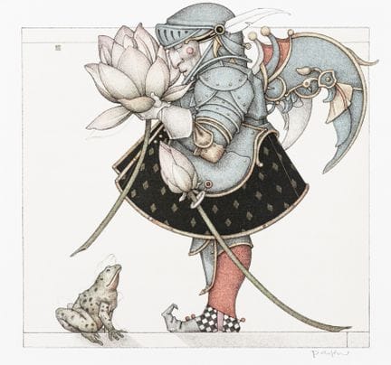 Parkes, Michael. The Lotus Collector. Litografía e