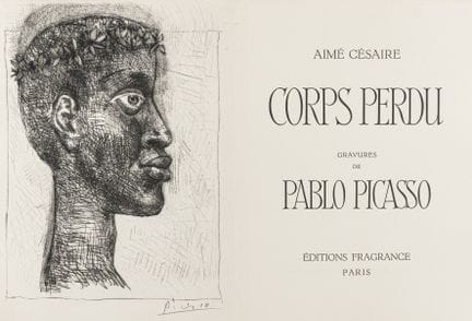 Picasso, Pablo. Retrato de Aimé Césaire. Portada p