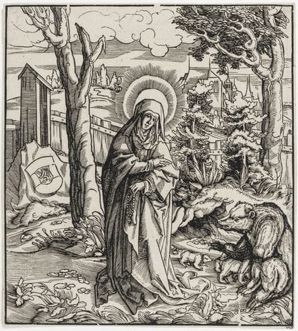 Beck, Leonhard. Die Heiligen Amalberga, Guilielmus
