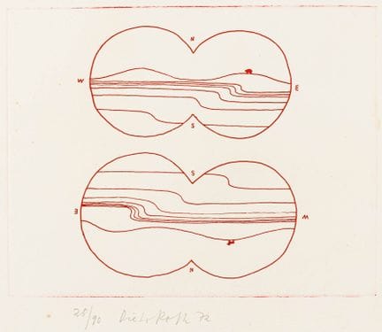 Fluxus - Roth, Dieter. "Komposition I" und "In der