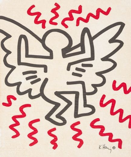Haring, Keith. Sali-Adalat. 4 lithographies en cou