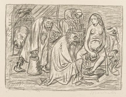 Barlach, Ernst. La gardienne de la famille. Lithog