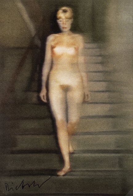 Richter, Gerhard. Ema (Akt auf einer Treppe). Farb