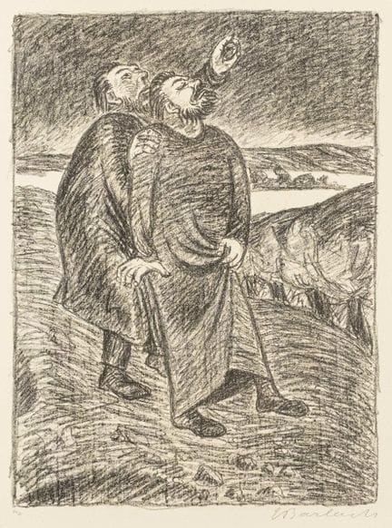 Barlach, Ernst. Les astrologues III (Sterngucker).