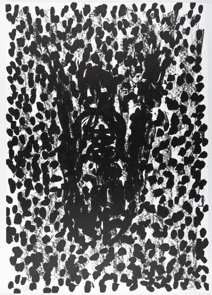 Baselitz, Georg. Sans titre. Feuille de "Suite 45"