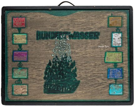 Hundertwasser, Friedensreich. Estuche de la colecc