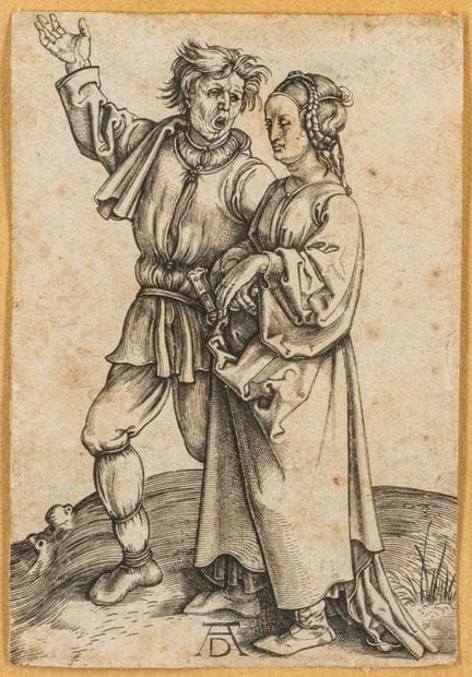 Dürer, Albrecht. Der junge Bauer und seine Frau. K