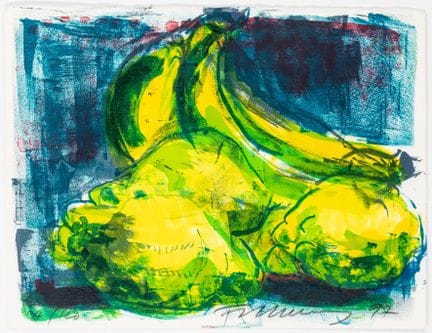 Fetting, Rainer. Nature morte aux fruits. Lithogra