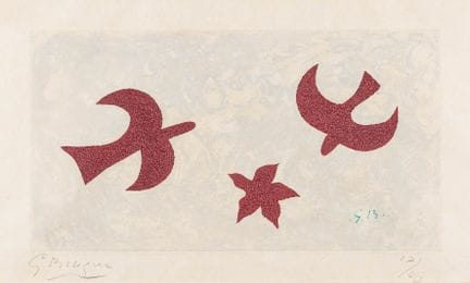 Braque, Georges. Un poème dans chaque livre. Aquat