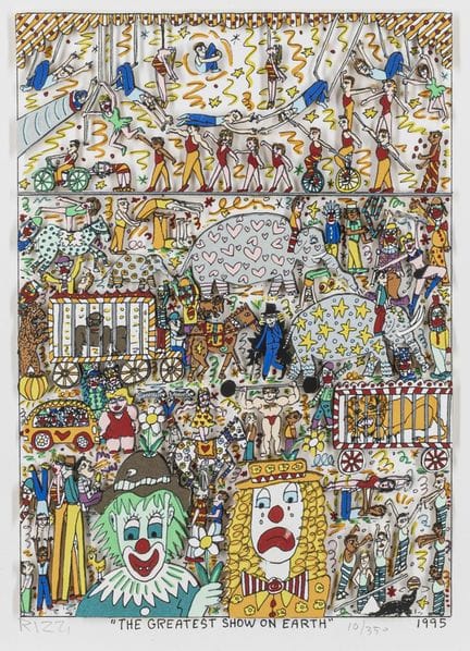 Rizzi, James. The Greatest Show on Earth. Serigraf