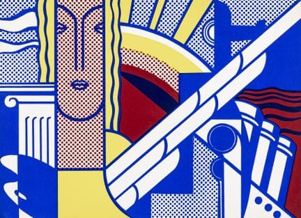 Lichtenstein, Roy. Sin título. Serigrafía en color