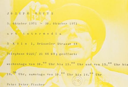 Fluxus - Beuys, Joseph. Zwei signierte Drucke. 197