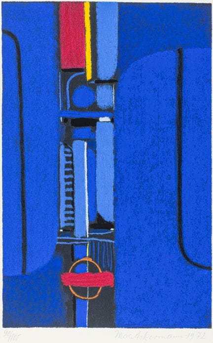 Ackermann, Max. Überbrückte Kontinente. Kassette m