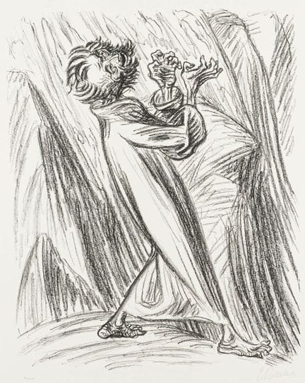Barlach, Ernst. Indignation (Le prophète Élie). Li