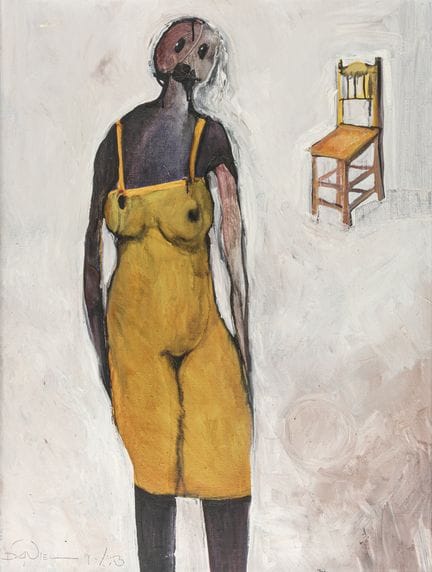 Tramecourt, Daniel de. Untitled. (Woman and Chair 