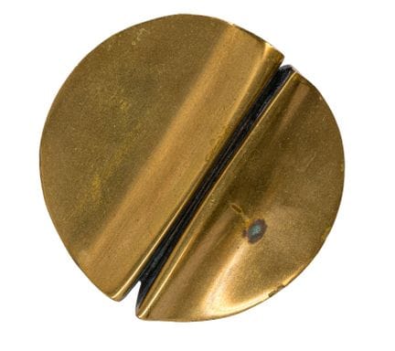 Heiliger, Bernhard. Halbkugel I. Golden patinierte