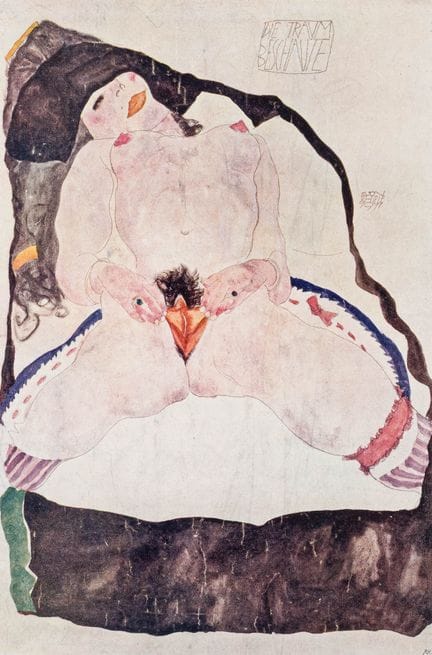 Schiele, Egon. *Die Traum Beschaute*, 1911. Impres