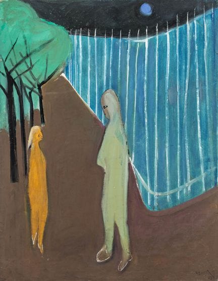 Kramm, Willibald. Untitled. (Father and Child.) Go