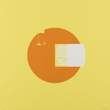 Acht, Réne Charles. Acht Serigraphien. Mappe mit 8