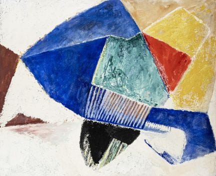 Buchholz, Erich. Blue Tip Pointing Upward. Oil on 